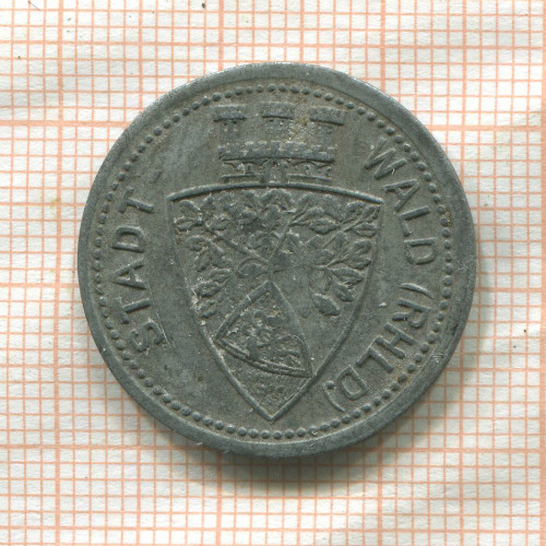 Нотгельд. 50 пфеннигов. Германия. Вальд