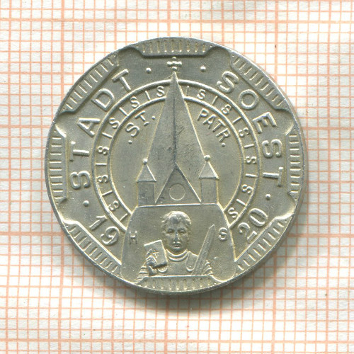 Нотгельд. 50 пфеннигов. Германия. Зост