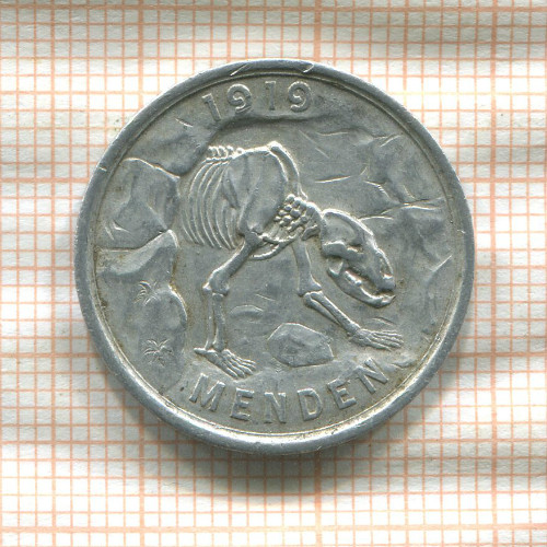 Нотгельд. 50 пфеннигов. Германия. Менден