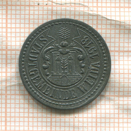 Нотгельд. 10 пфеннигов. Германия. Вайда