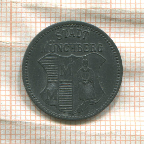 Нотгельд. 10 пфеннигов. Германия. Мюнхберг