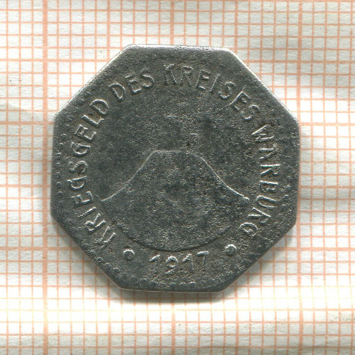 Нотгельд. 5 пфеннигов. Германия. Варбург