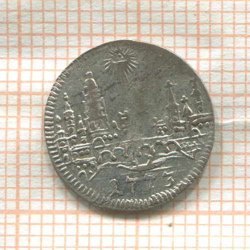 1 крейцер. Франкфурт 1773г
