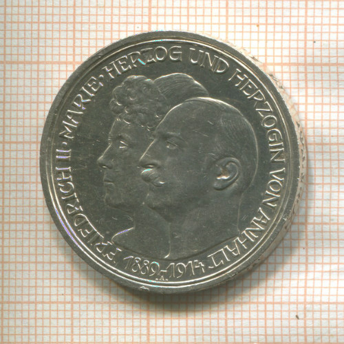 3 марки. Анхальт 1914г