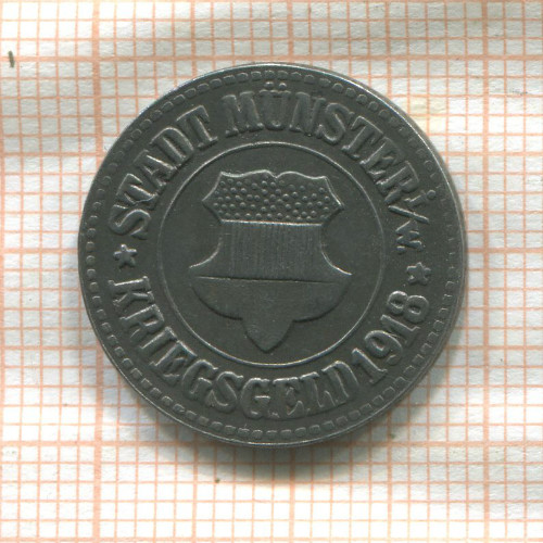 Нотгельд 10 пфеннигов. Германия. Мюнстер