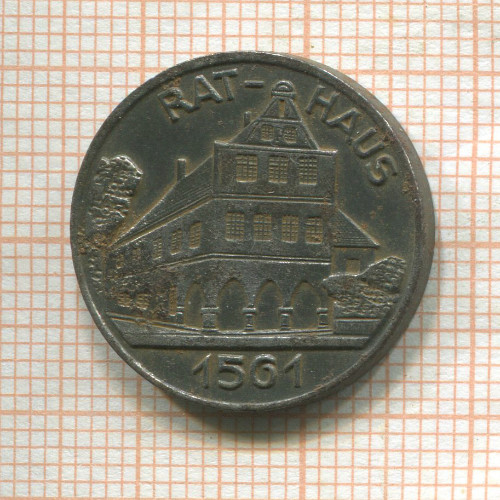 Нотгельд. 10 пфеннигов. Германия. Верне