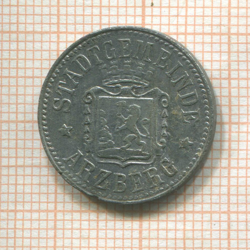 Нотгельд. 10 пфеннигов. Германия. Арцберг