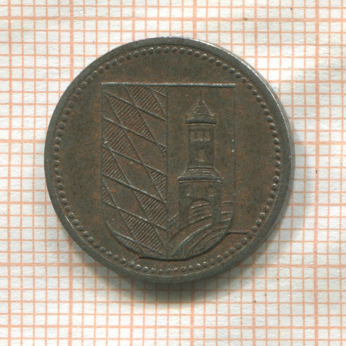 Нотгельд. 10 пфеннигов. Германия. Гюнцбург