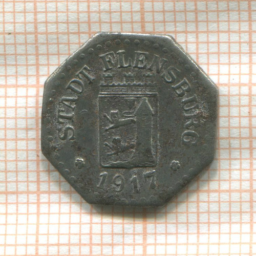 Нотгельд. 1 пфенниг. Германия. Фленсбург