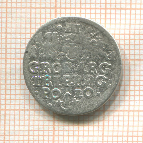 3 гроша. Польша 1624г
