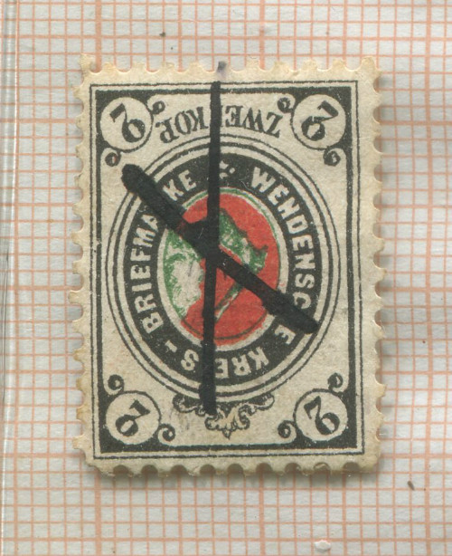 Почтовая марка. Венден