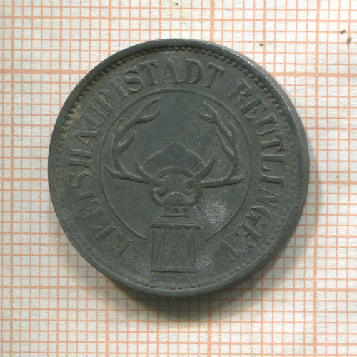 Нотгельд. 50 пфеннигов. Германия. Ройтлинген