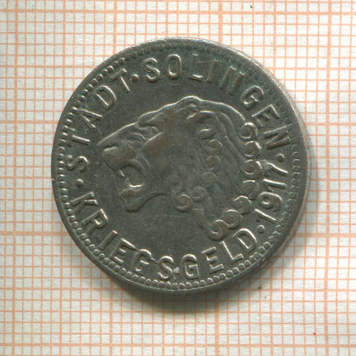 Нотгельд. 50 пфеннигов. Германия. Золинген