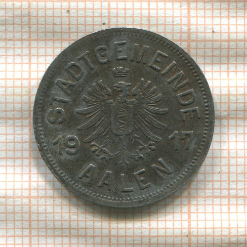 Нотгельд. 50 пфеннигов. Германия. Ален