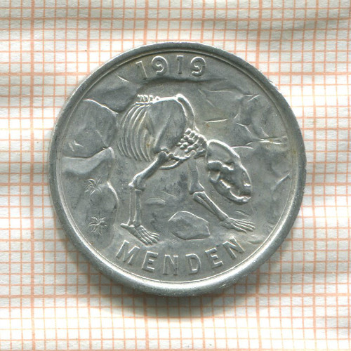 Нотгельд. 50 пфеннигов. Германия. Менден