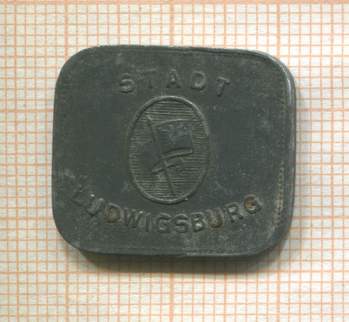 Нотгельд. 50 пфеннигов. Германия. Людвигсбург