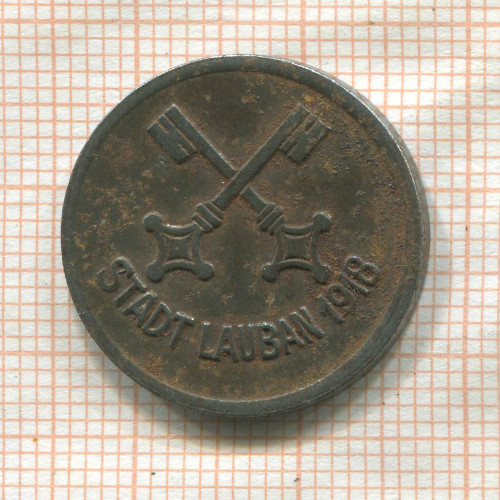 Нотгельд. 10 пфеннигов. Германия. Лаубан (Любань)