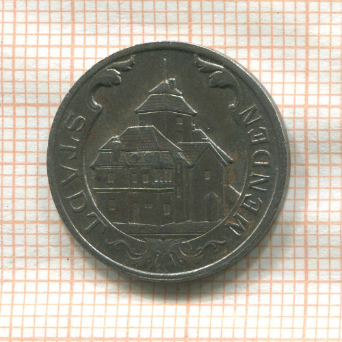 Нотгельд. 10 пфеннигов. Германия. Менден