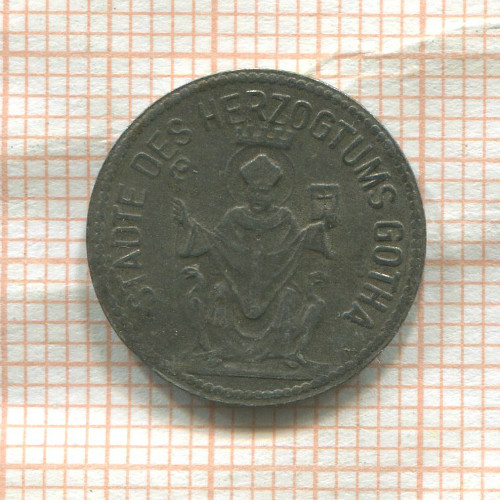 Нотгельд. 1 пфенниг. Германия. Гота