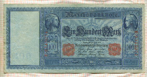 100 марок. Германия 1910г