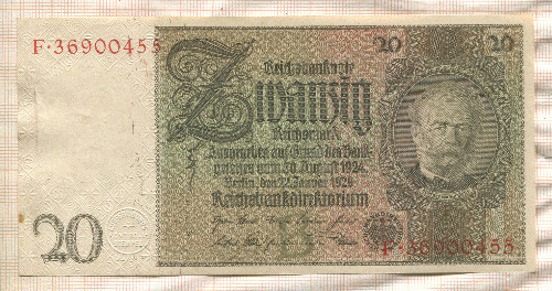 20 марок. Германия 1929г