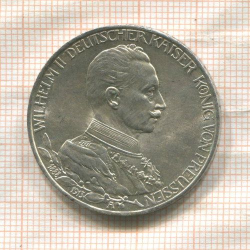 3 марки. Пруссия 1913г