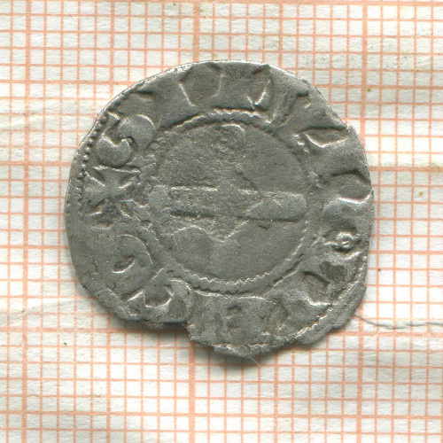 Денье. Франция. Бурбон  1180-1213гг.