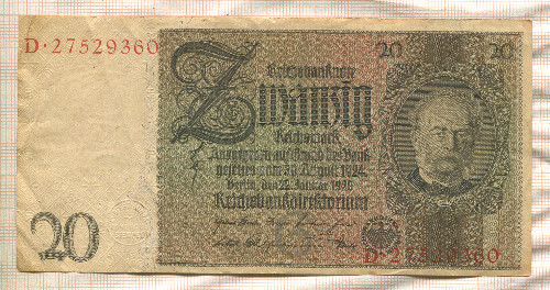 20 марок. Германия 1929г