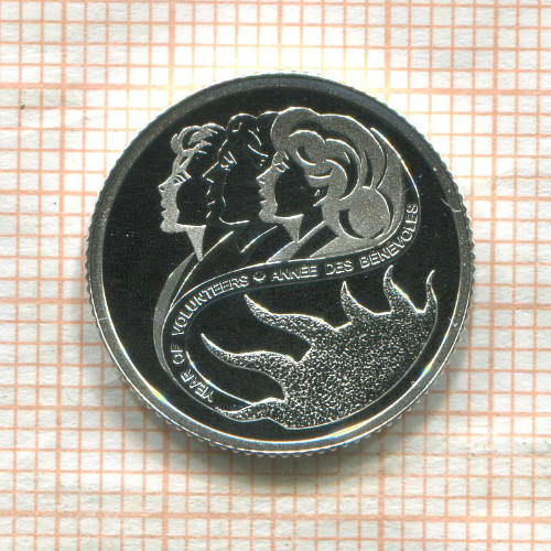 10 центов. Канада. ПРУФ 2001г