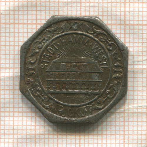 Нотгельд. 50 пфеннигов. Германия. Хамм