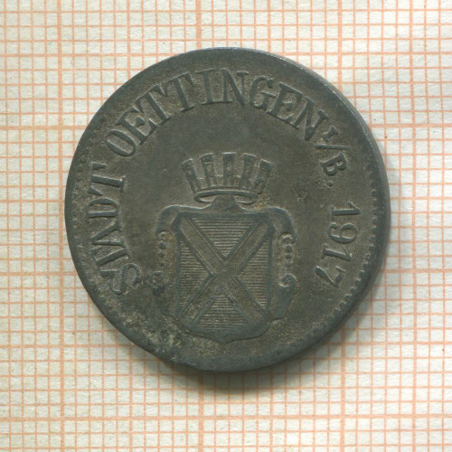 Нотгельд. 20 пфеннигов. Германия. Эттинген