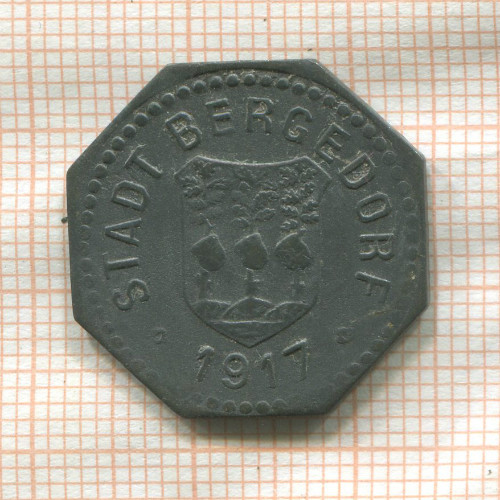 Нотгельд. 20 пфеннигов. Германия. Бергедорф