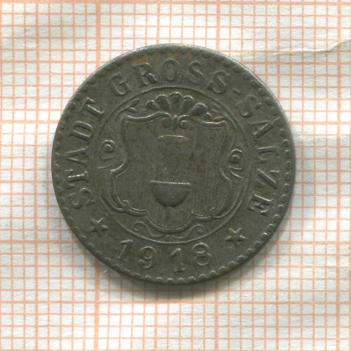 Нотгельд. 10 пфеннигов. Германия. Грос-Сальц