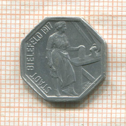 Нотгельд. 5 пфеннигов. Германия. Билефельд