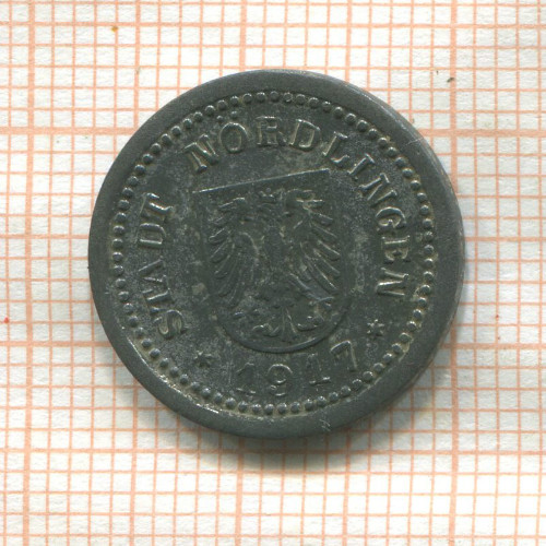 Нотгельд. 5 пфеннигов. Германия. Нёрдлинген