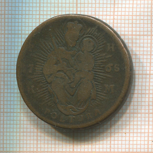 1 полтура. Венгрия 1768г