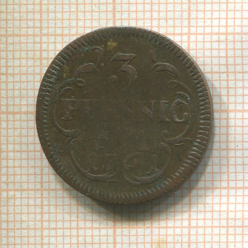 3 пфеннига. Майнц 1761г