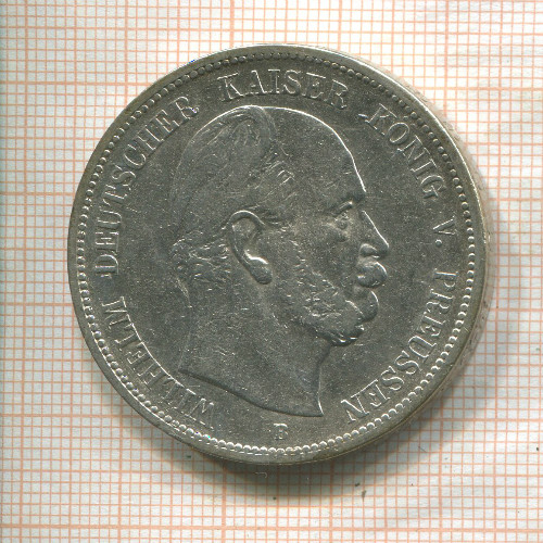 5 марок. Пруссия 1876г