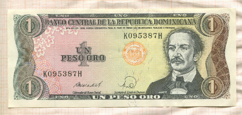 1 песо. Доминикана