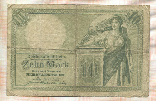10 марок. Германия 1906г