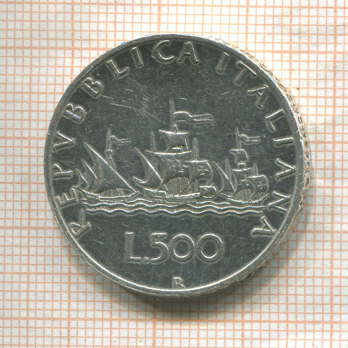 500 лир. Италия 1964г