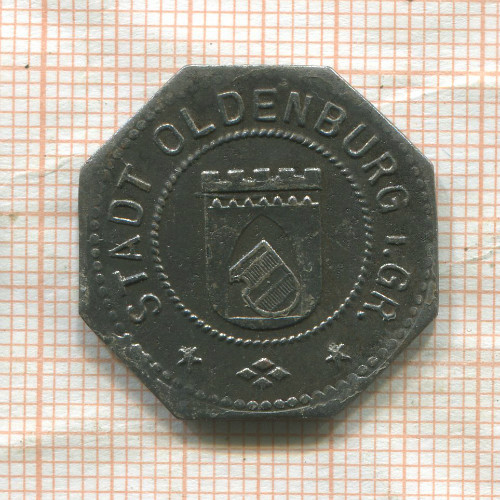 Нотгельд. 50 пфеннигов. Германия. Ольденбург