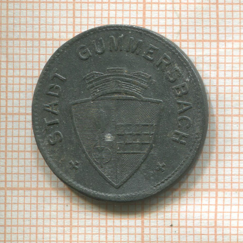 Нотгельд. 50 пфеннигов. Германия. Гуммерсбах