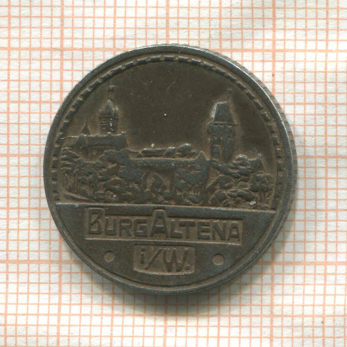 Нотгельд. 50 пфеннигов. Германия. Альтена