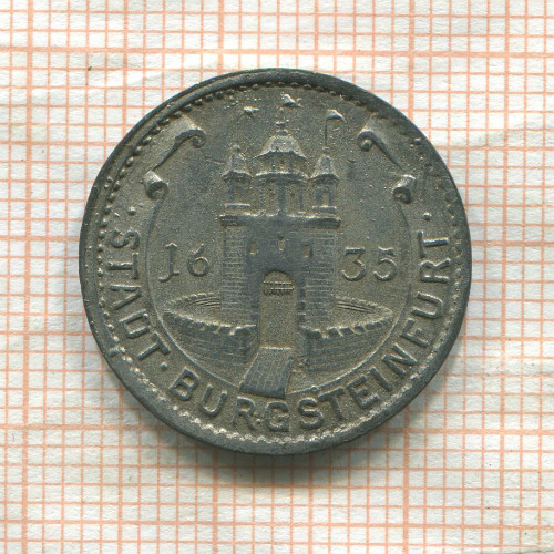 Нотгельд. 10 пфеннигов. Германия. Бургштайнфурт