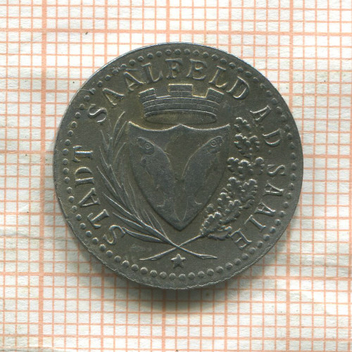 Нотгельд. 10 пфеннигов. Германия. Зальфельд