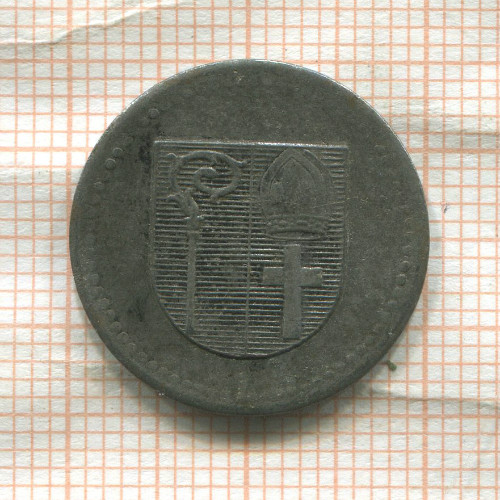 Нотгельд. 10 пфеннигов. Германия. Мариенвердер (Квидзын)