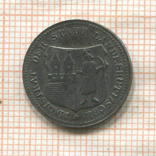 Нотгельд. 5 пфеннигов. Германия. Ландсхут