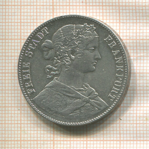 1 талер. Франкфурт 1860г