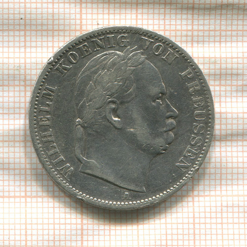 1 талер. Пруссия 1866г